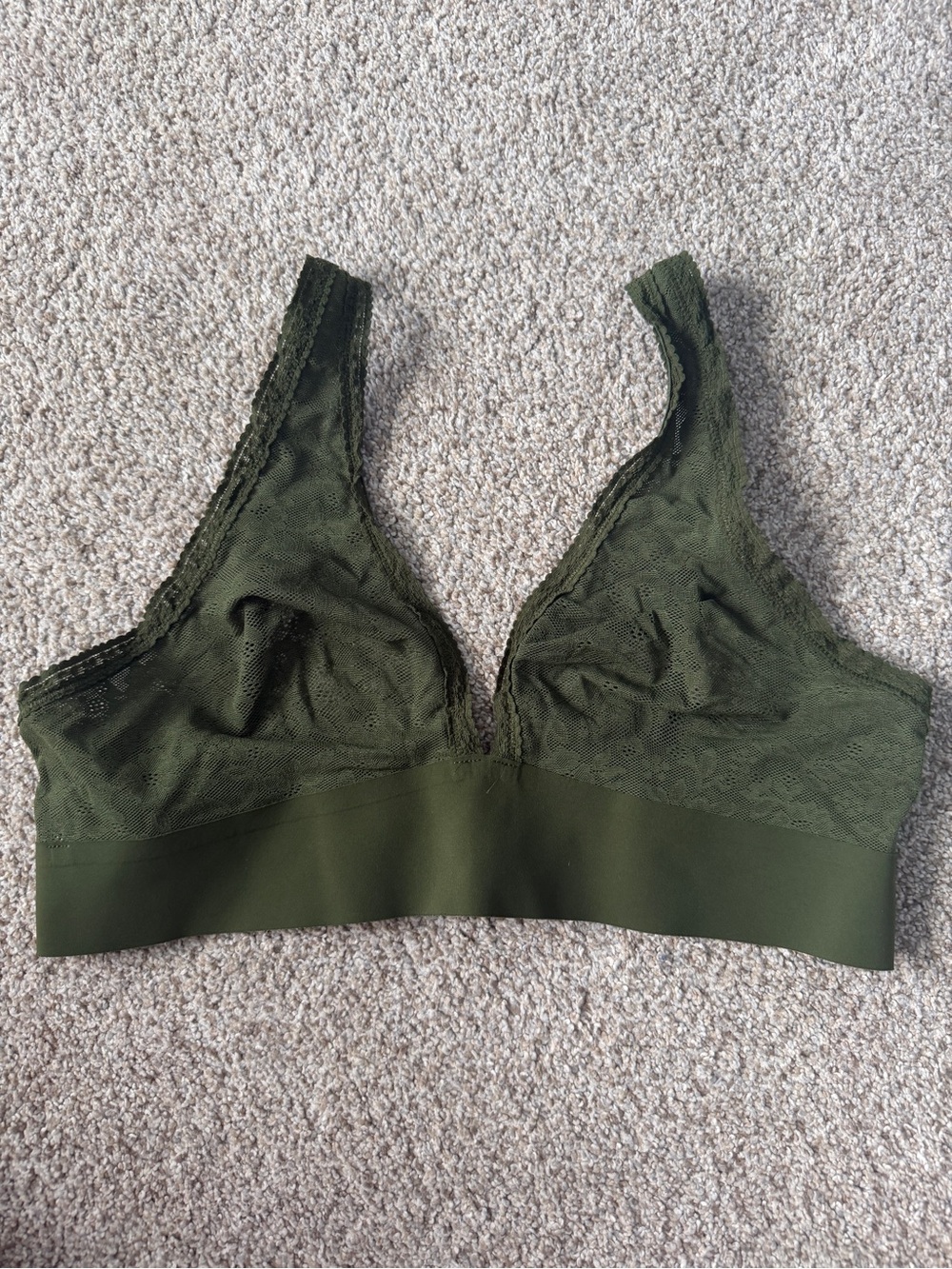 Aerie Smoothiez Green Lace Bralette